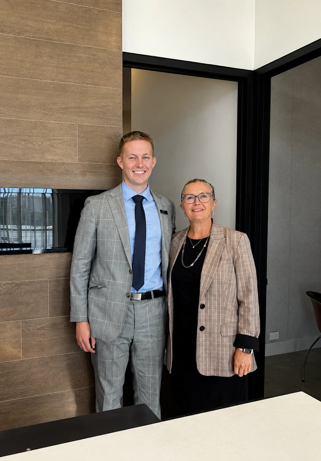 Jarrod Amor and his mum, Kelly Amor